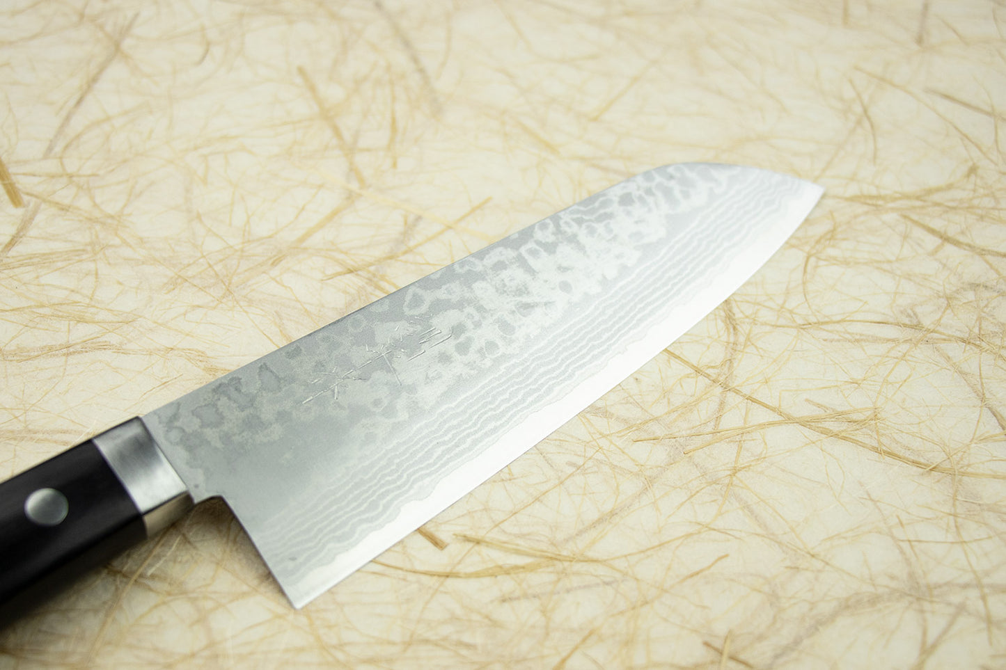 Masutani VG10 Damascus Western Santoku 165mm