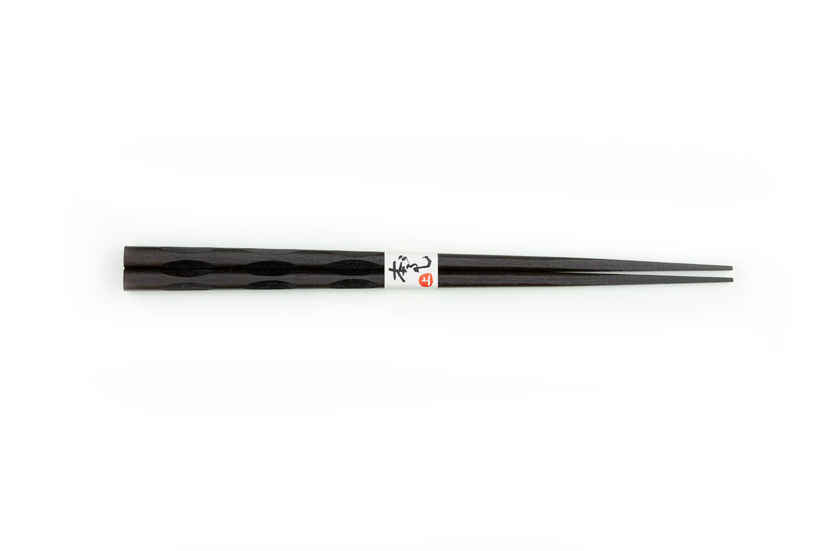 Wakasa Nuri  Black Groove Chopsticks
