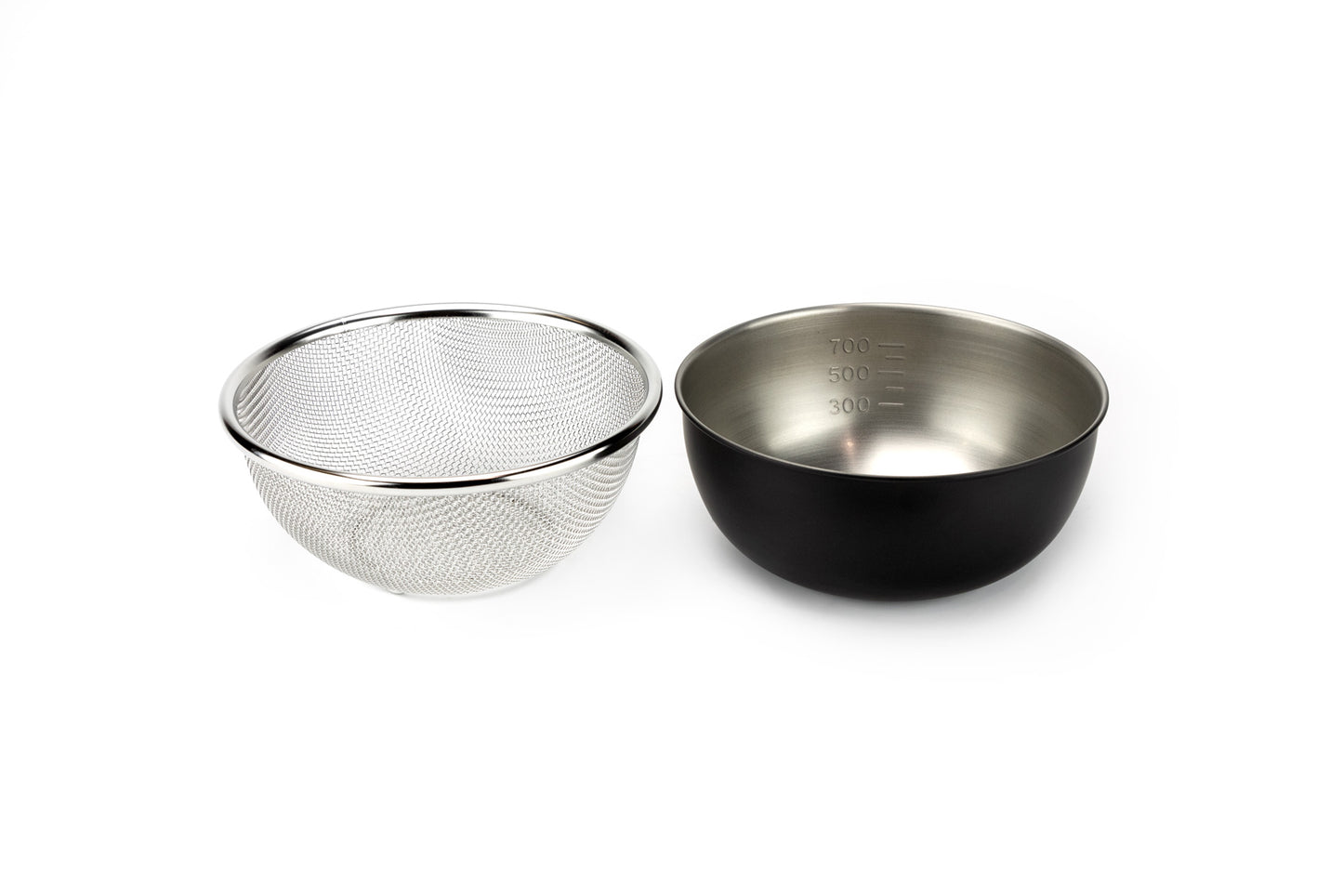 Tsubame-Sanjo Okatte Trademark Stainless Steel Bowl and Strainer Set