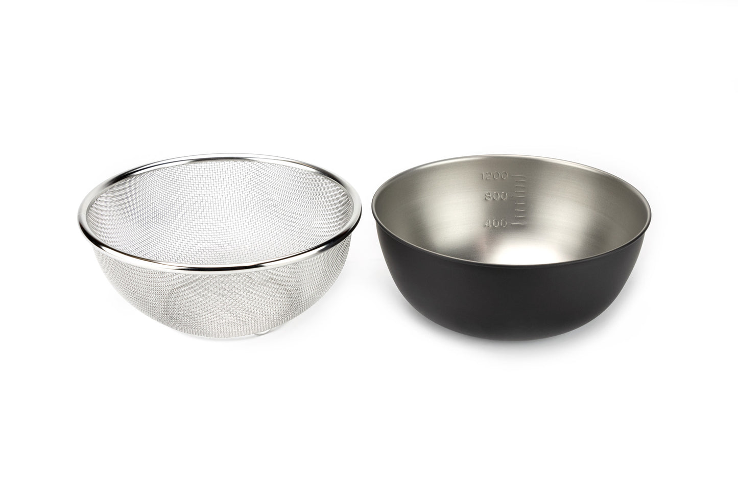 Tsubame-Sanjo Okatte Trademark Stainless Steel Bowl and Strainer Set