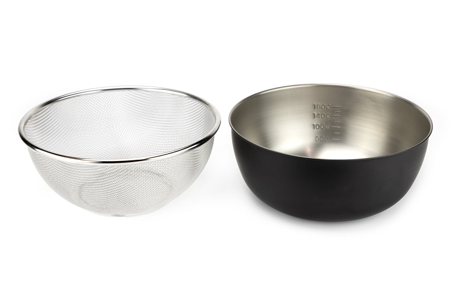 Tsubame-Sanjo Okatte Trademark Stainless Steel Bowl and Strainer Set