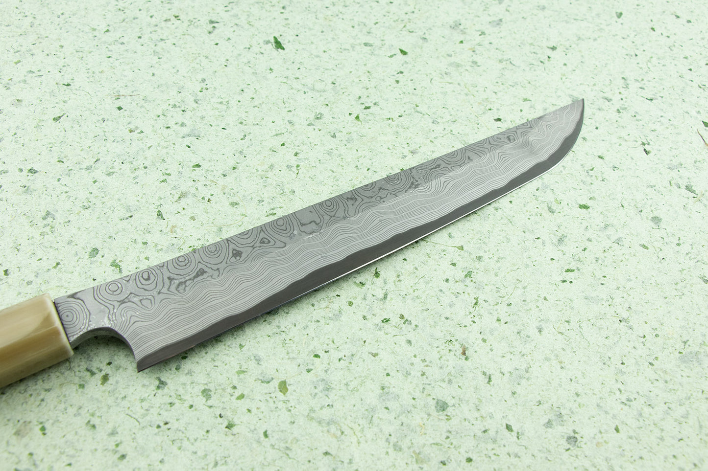 Nigara Anmon Aogami Damascus Sakimaru Takobiki 240mm