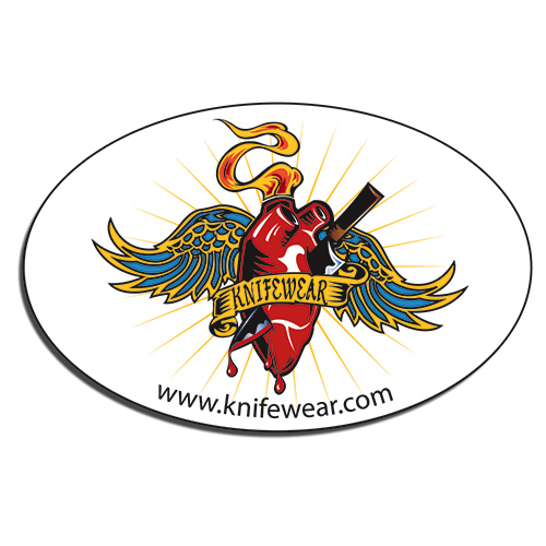 Knifewear Sacred Heart Sticker