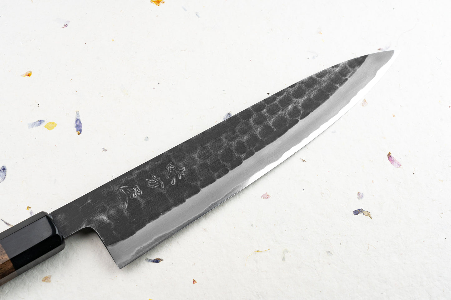 Mutsumi Hinoura "Ajikataya" Shirogami Tsuchime Gyuto 240mm