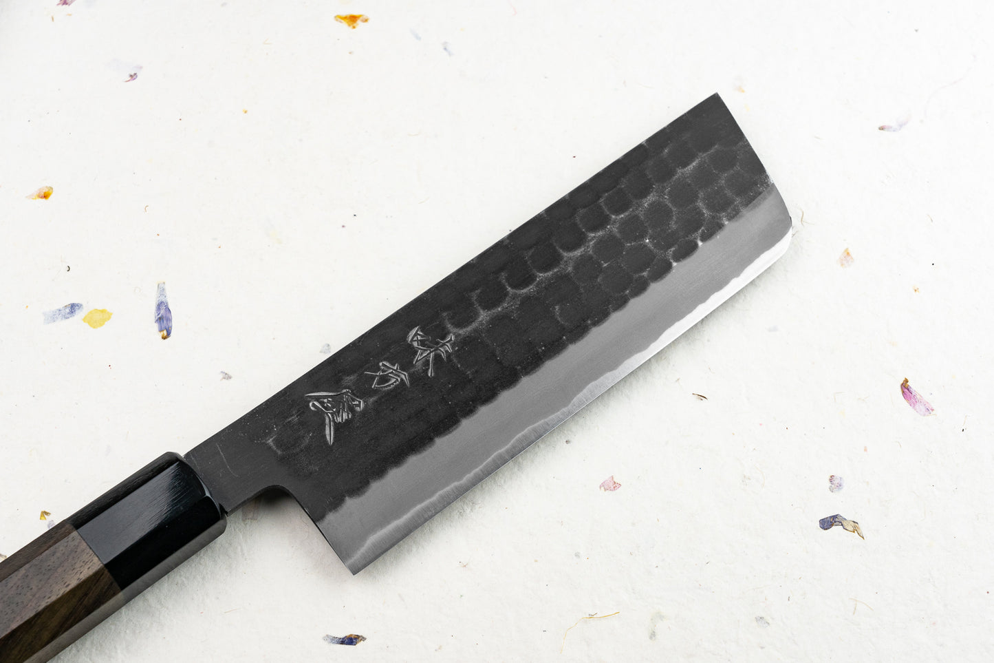 Mutsumi Hinoura "Ajikataya" Shirogami Tsuchime Nakiri 165mm