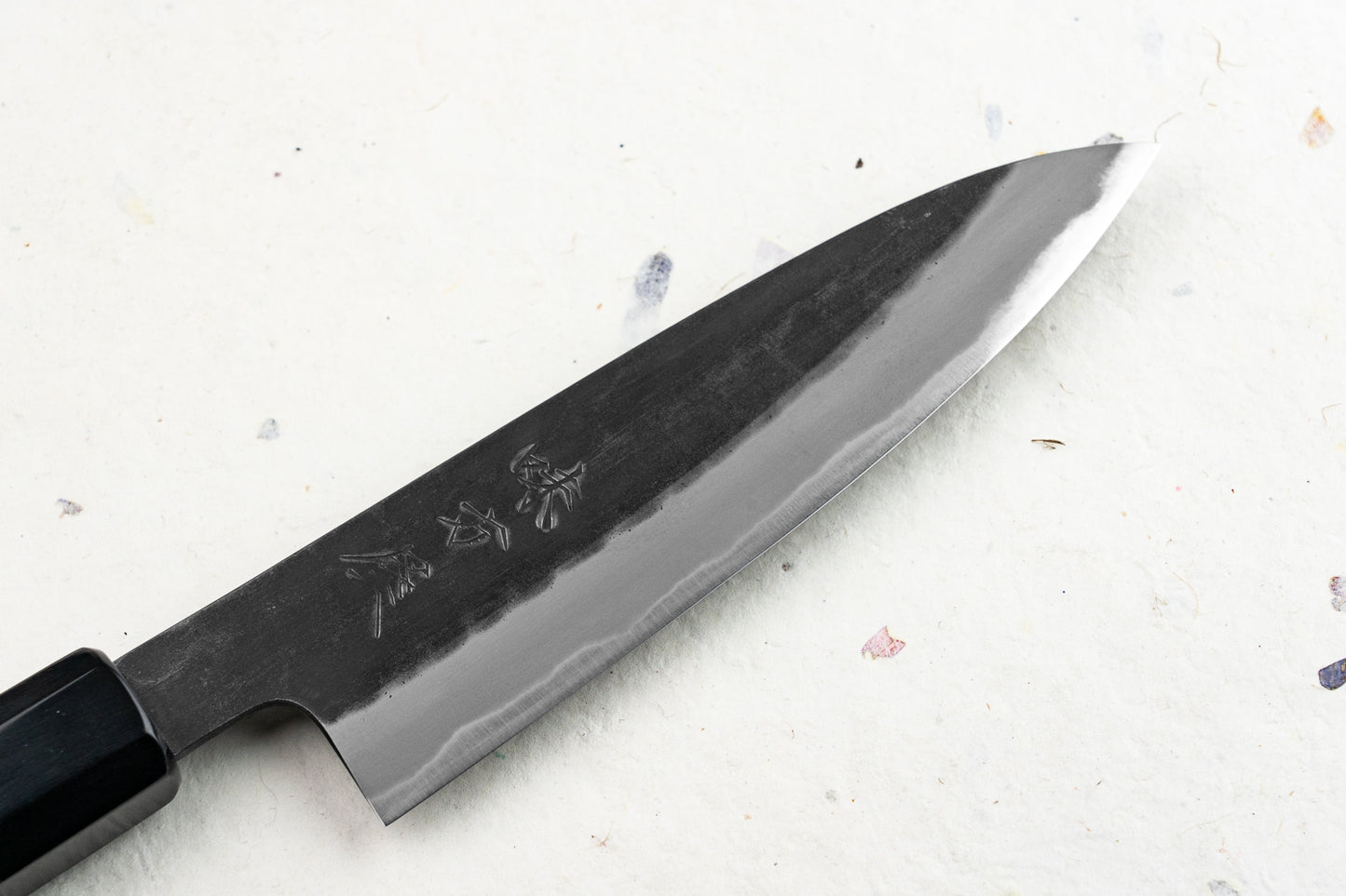 Mutsumi Hinoura "Ajikataya" Shirogami Tsuchime Petty 135mm