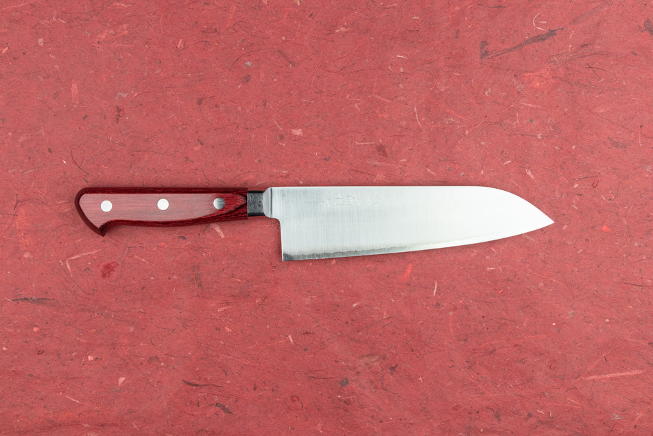 Takamura Akagouhan Santoku 165mm