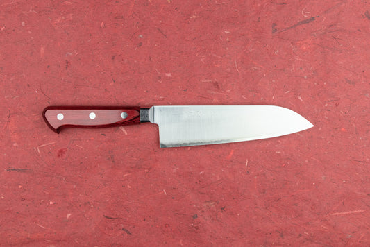 Takamura Akagouhan Santoku 165mm