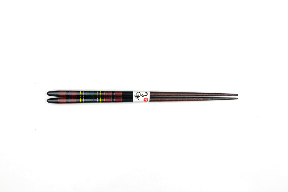 Wakasa Nuri Black - Red/Yellow/Green Stripe Chopsticks – Knifewear ...