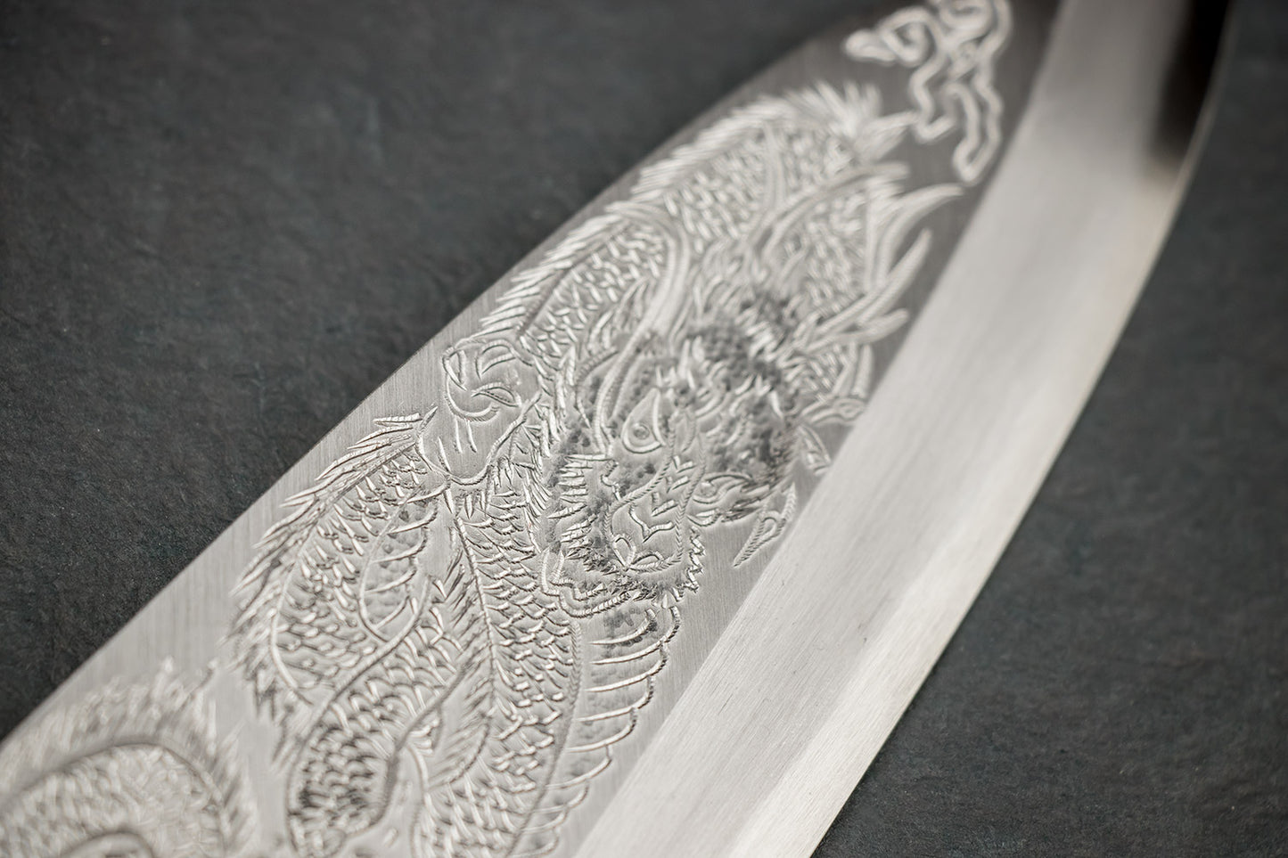 Sakai Takayuki Michiko Special Engraved Deba 240mm "Dragon"