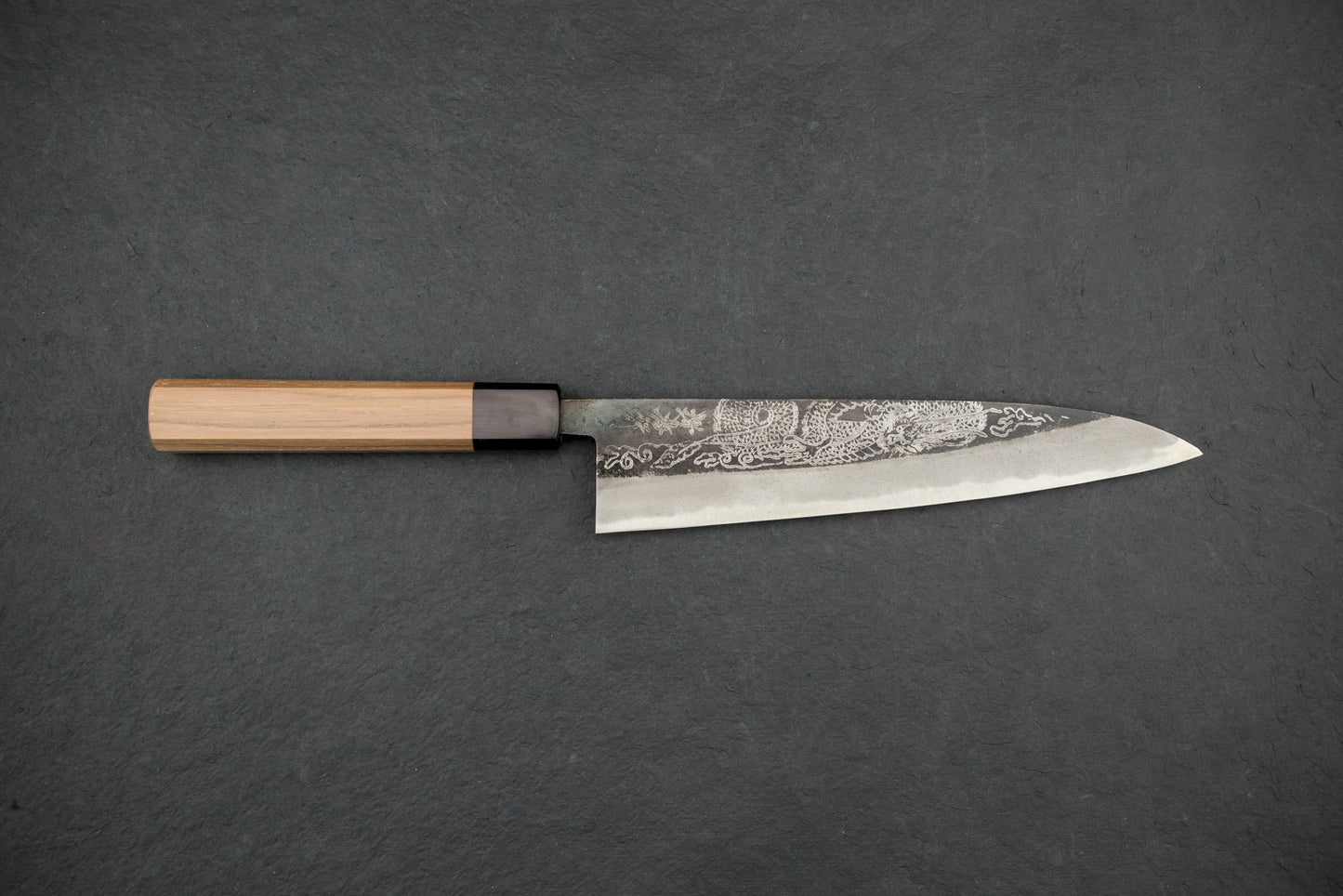 Sakai Takayuki Michiko Special Engraved Aogami Gyuto 210mm "Dragon"