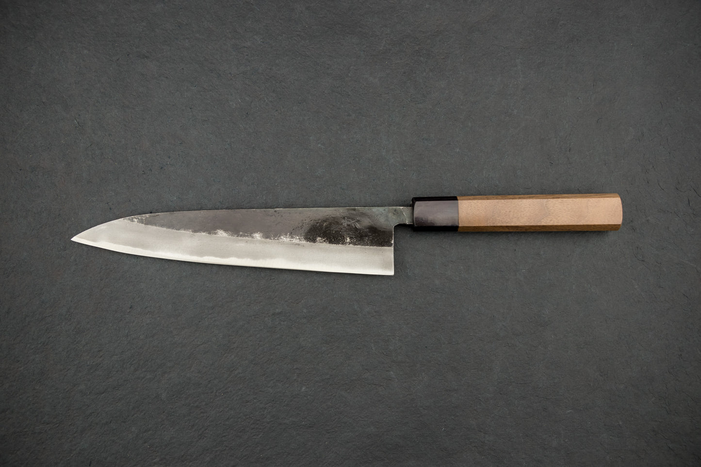 Sakai Takayuki Michiko Special Engraved Aogami Gyuto 210mm "Koi Carp"