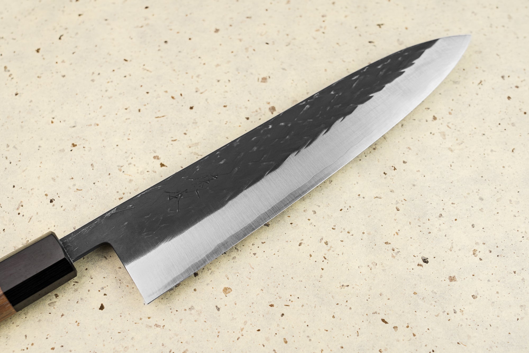 Fujimoto Hammer Tone SLD Gyuto 210mm Knifewear Handcrafted Japanese