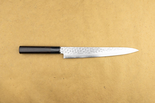 Tsunehisa VG10 Juroku 拾陸 Tsuchime Damascus Wa Sujihiki 240mm