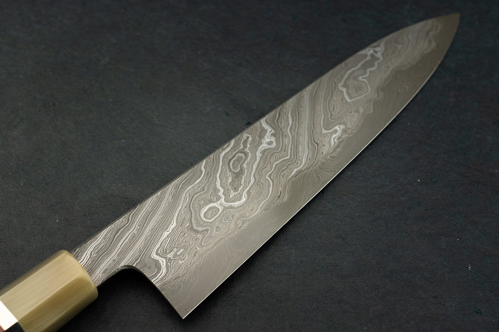 Kitchen Hashimoto Shoichi Hashimoto Yuzan Damascus Gyuto 240mm – Knifewear - Handcrafted ...