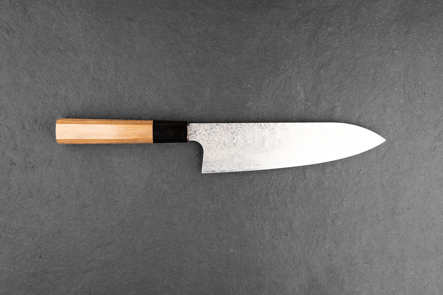 Hatsukokoro Ginyo Ginsan Damascus Santoku 180mm from Hatsukokoro