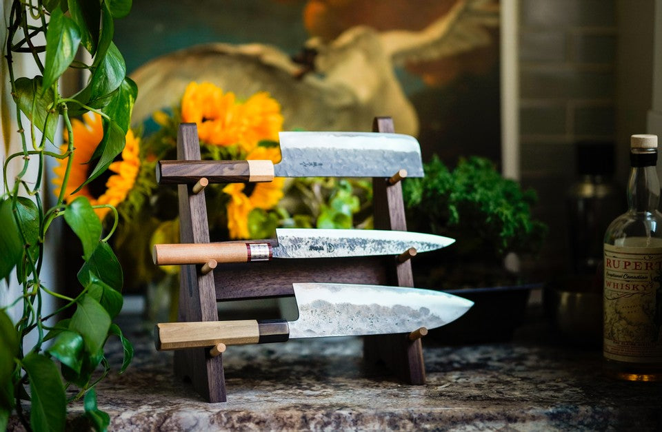 Sticks and Boards Knife Stand from Sticks and Boards