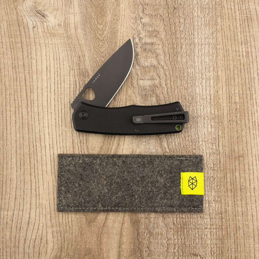 The James Brand The Carter Pocket Knife - Black/Black, Pocket Knives