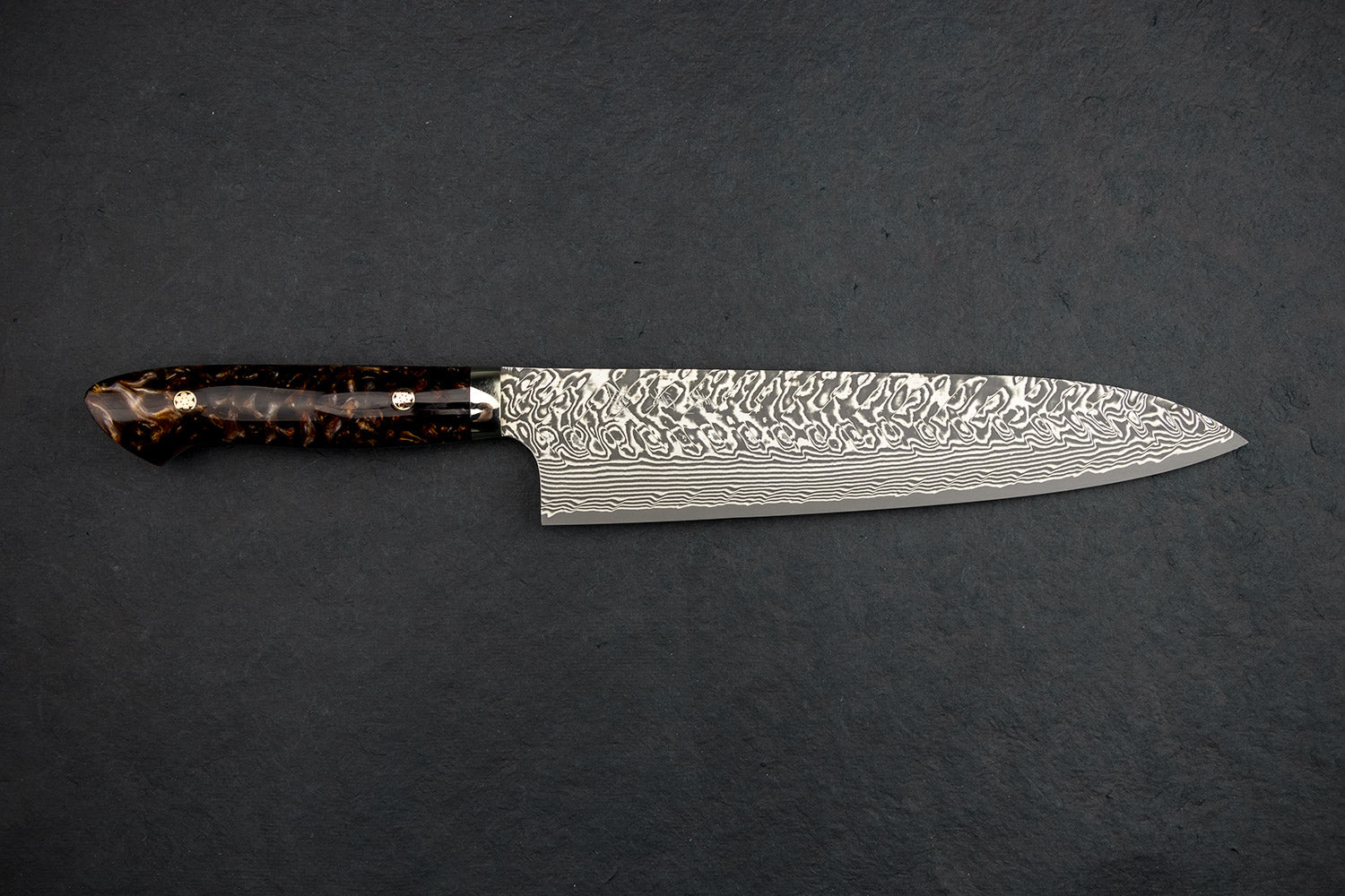 Yoshimi Kato SG2 Black Damascus Western Gyuto 240mm from Yoshimi Kato