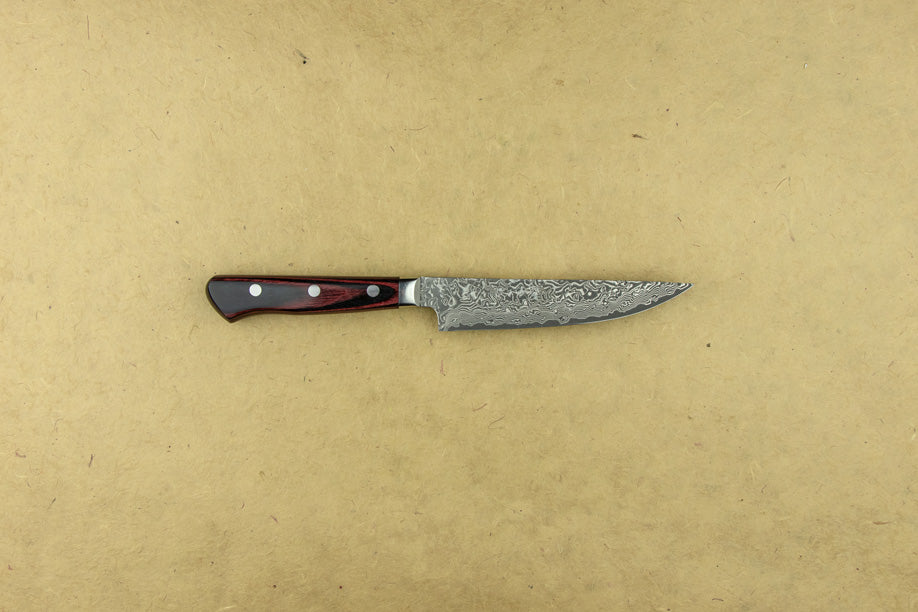 Yoshimi Kato VG10 Nickel Damascus Western Steak Knife 120mm