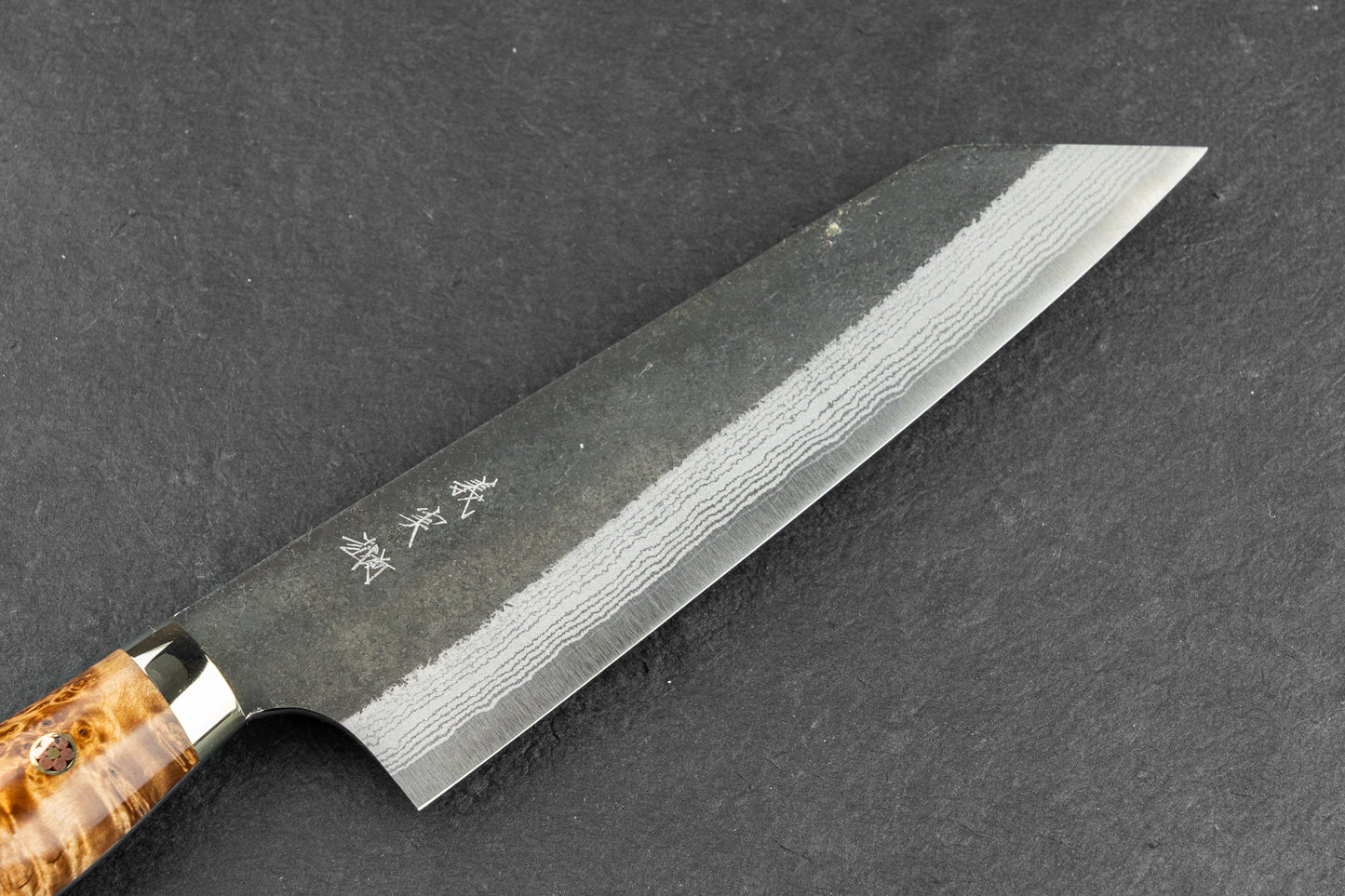 Yoshimi Kato AS Kurouchi Damascus Western Bunka 165mm