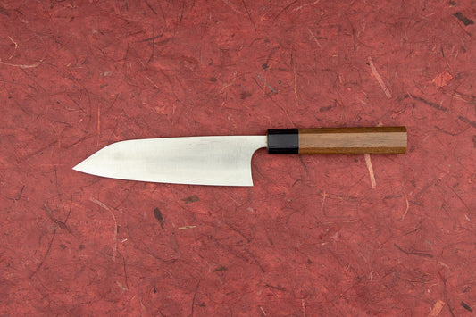 Shibata Koutetsu Type 3 AS Migaki Santoku 165mm