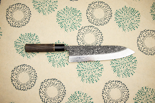 【名器】Miyazaki KUSALA Black 61S 2本セット Masashi Kuroshu Gyuto 210mm – Knifewear - Handcrafted Japanese