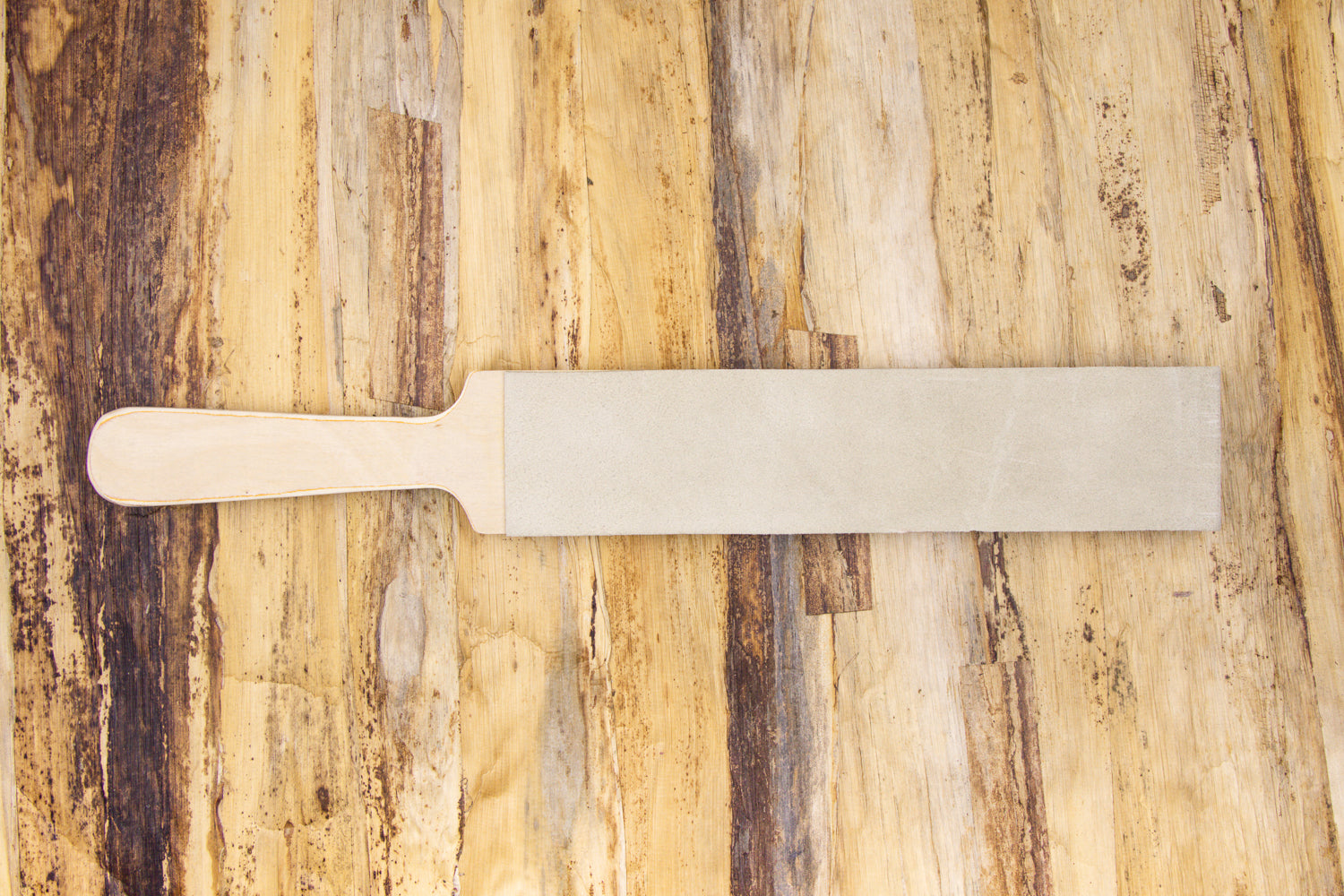 Knifewear Leather and Suede Paddle Strop Knifewear Handcrafted Japanese Kitchen Knives