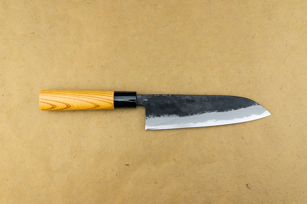 Kyohei Shindo Aogami Kurouchi Santoku 165mm