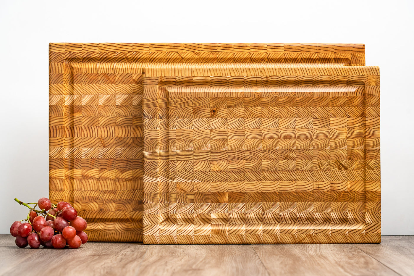 Larchwood Premium End Grain Carving Board Knifewear Handcrafted