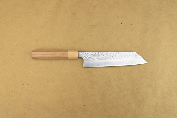 Makoto Kurosaki SG2 Sakura Tsuchime Bunka 180mm – Knifewear Makoto Kurosaki SG2 Sakura Tsuchime Bunka 180mm – Knifewear
