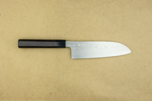 Makoto Kurosaki VG10 Suminagashi Santoku 165mm