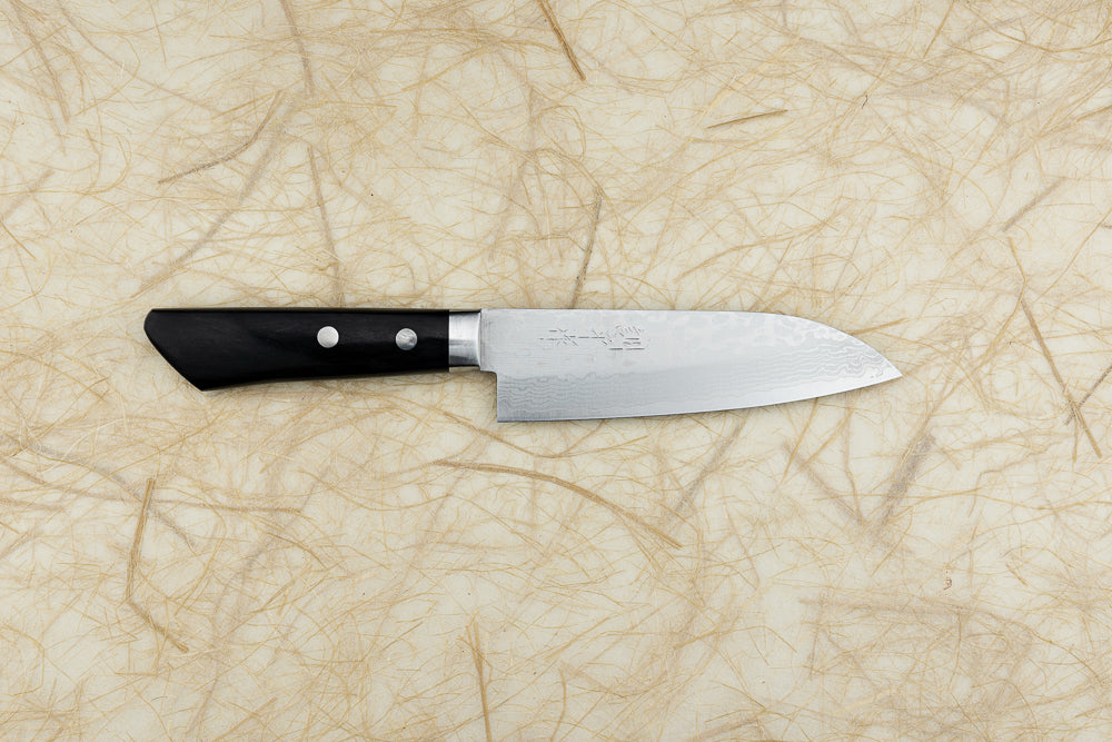 Masutani VG10 Damascus Western Ko-Santoku 130mm