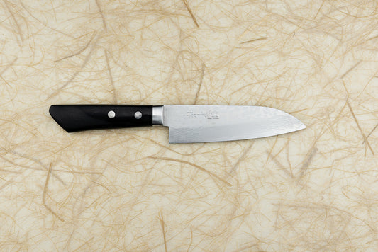 Masutani VG10 Damascus Western Ko-Santoku 130mm