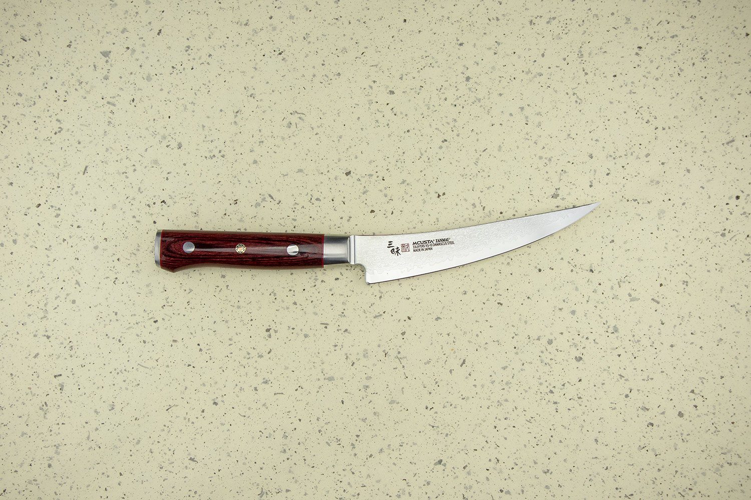 Mcusta Zanmai Classic Pro Damascus Flame Boning 165mm from Mcusta