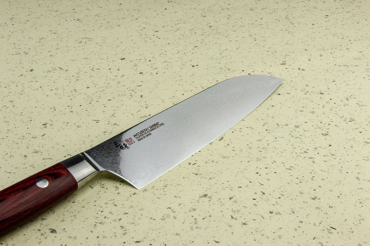 Mcusta Zanmai Classic Pro Damascus Flame Santoku 180mm