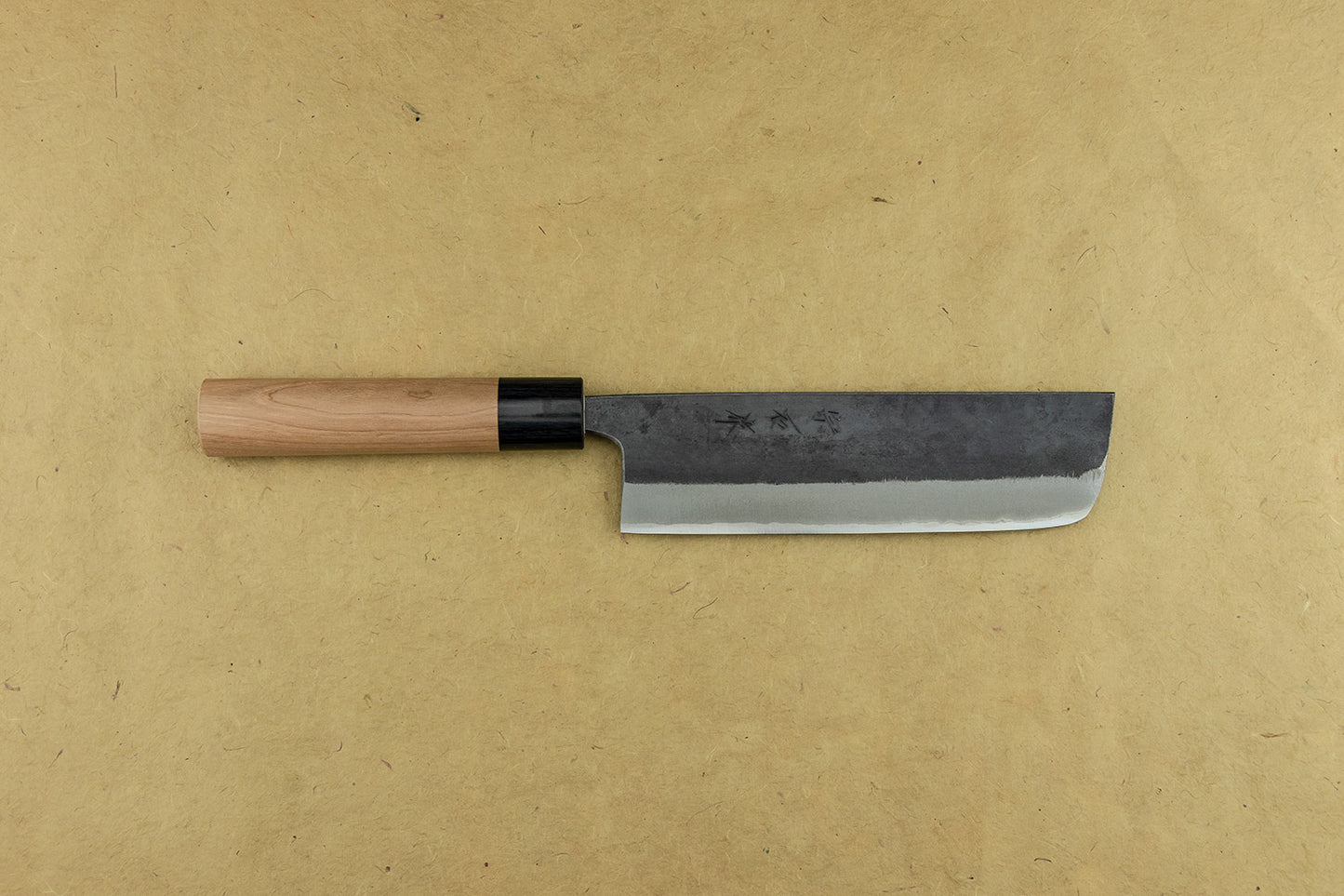 Muneishi Aogami Stainless Kurouchi Nakiri 165mm