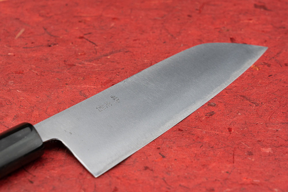 Munetoshi Shirogami Migaki Santoku 165mm