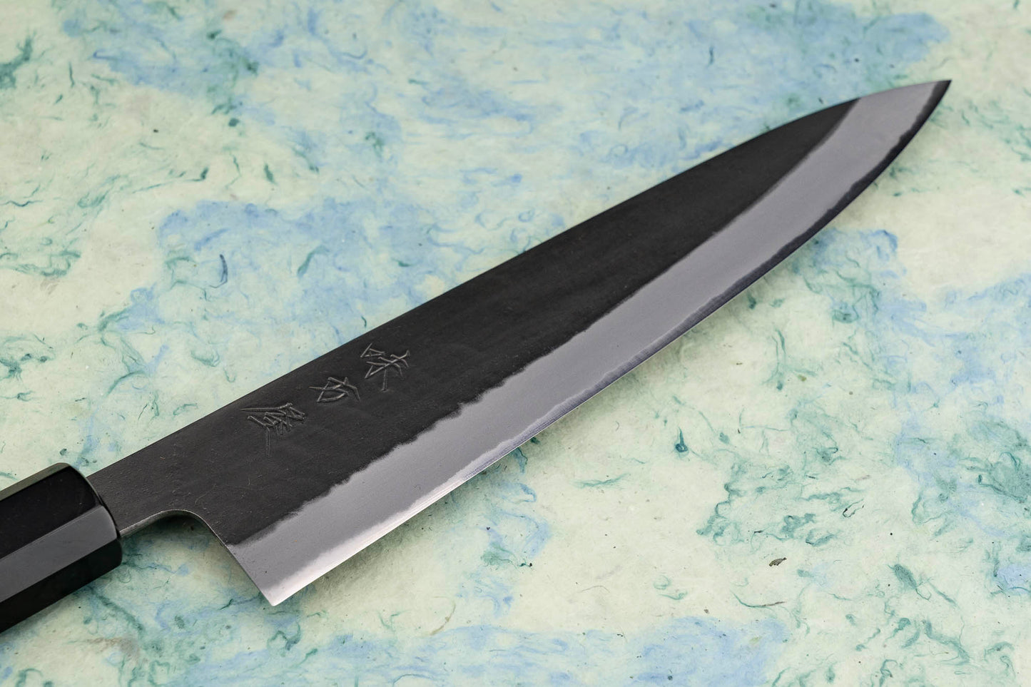 Mutsumi Hinoura "Ajikataya" Shirogami Kurouchi Gyuto 240mm