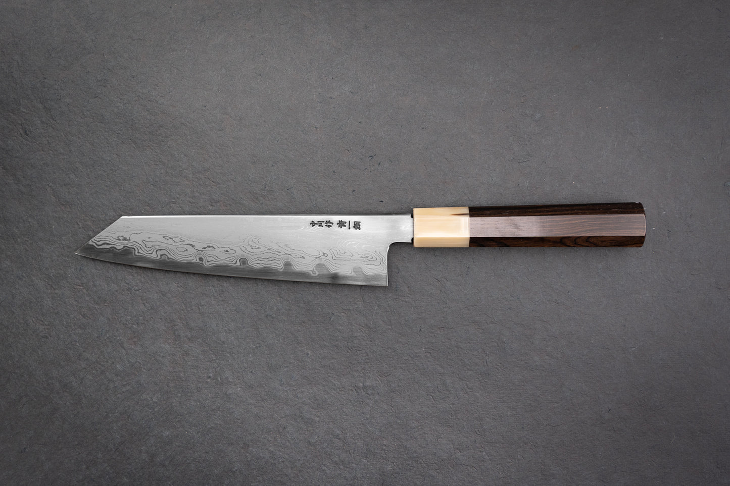 Satoshi Nakagawa x Naohito Myojin Aoichi Damascus Kiritsuke Gyuto 210mm