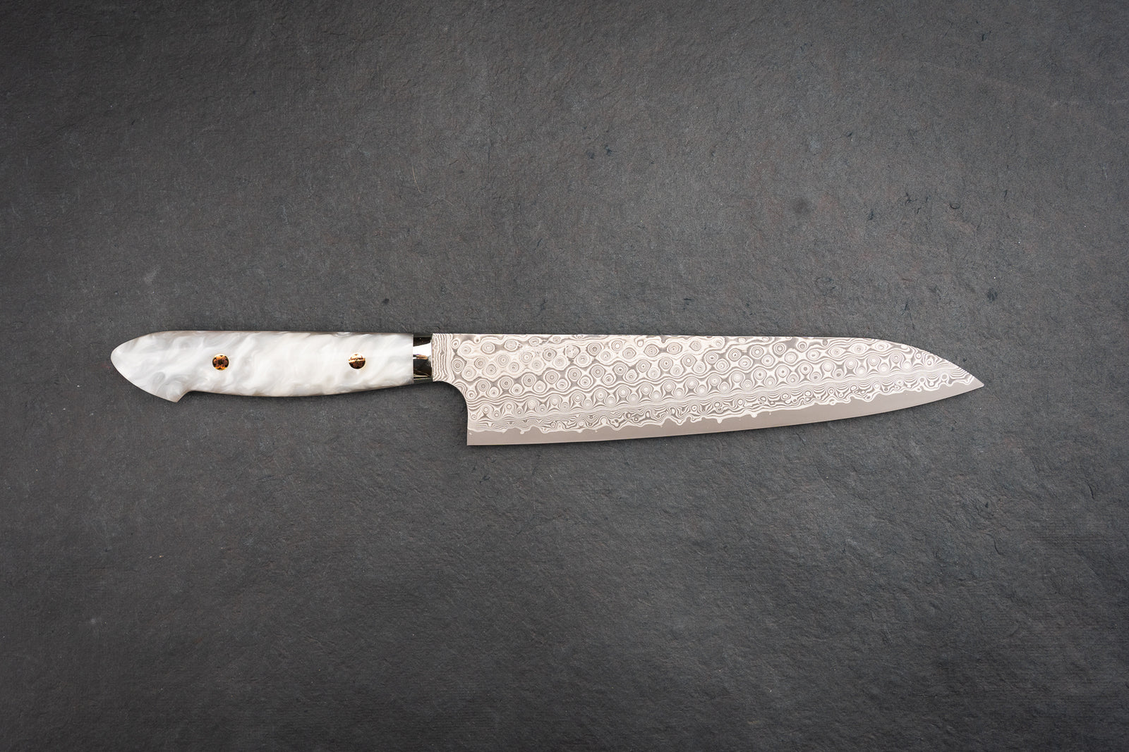 Nigara SG2 Damascus Western Gyuto 240mm | Knifewear - Handcrafted 