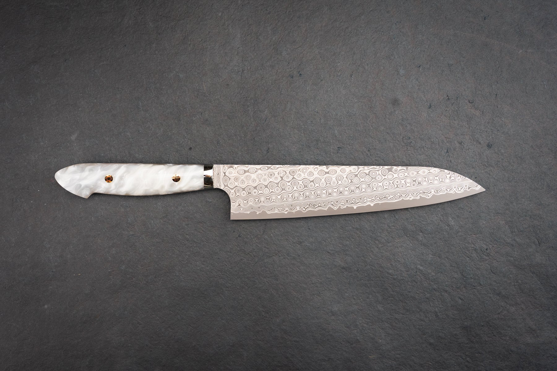 Nigara SG2 Damascus Western Gyuto 240mm Knifewear Handcrafted
