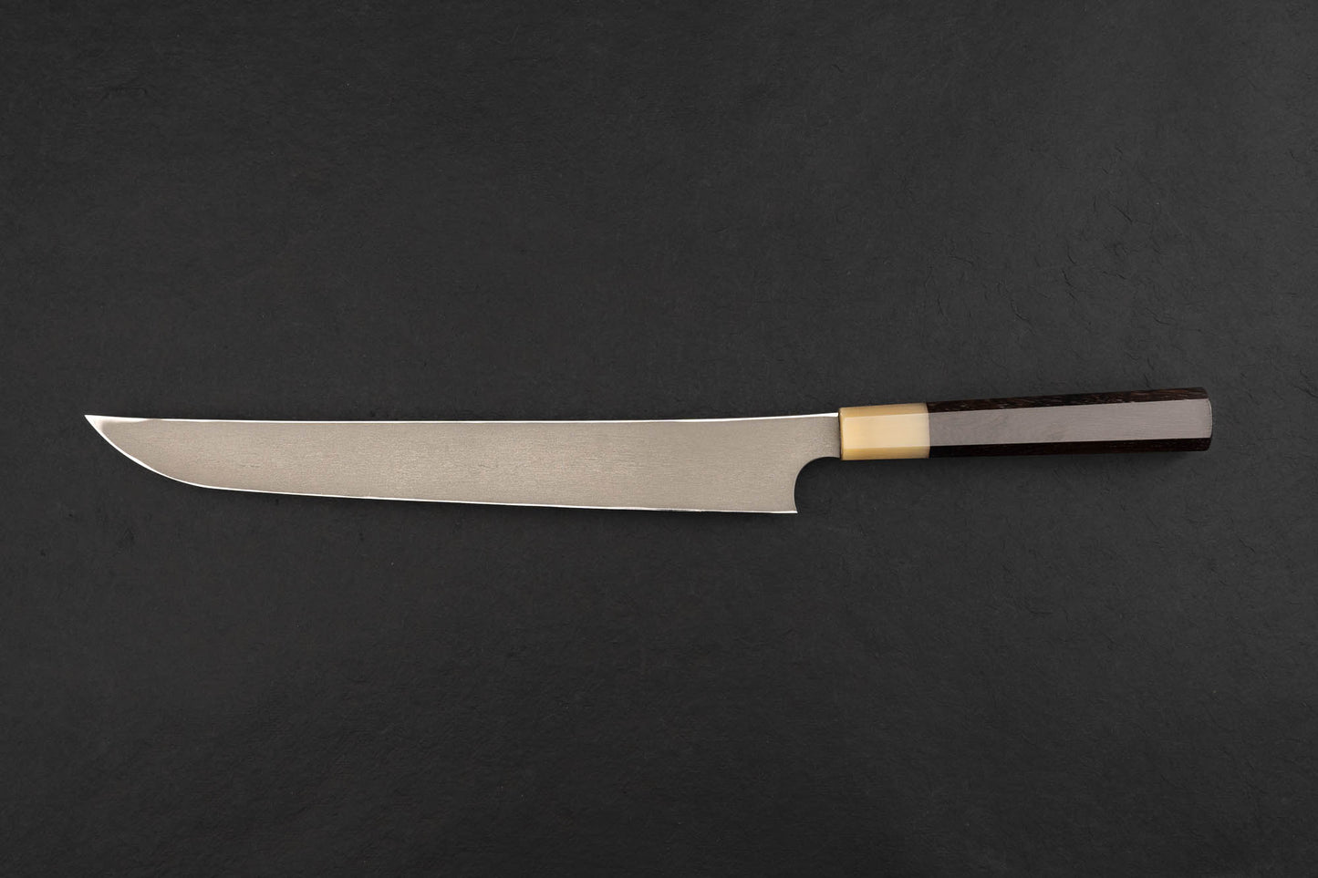 Nigara Ginsan Kurozome Damascus Sakimaru Yanagiba 300mm