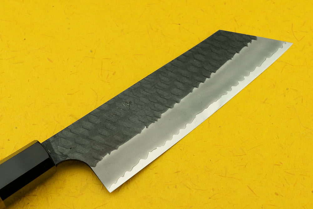 Nigara SG2 Kurouchi Tsuchime Kiritsuke Nakiri 180mm