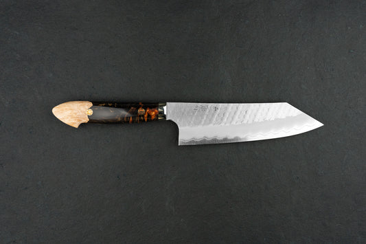 Nigara SG2 Migaki Tsuchime Western Bunka 180mm