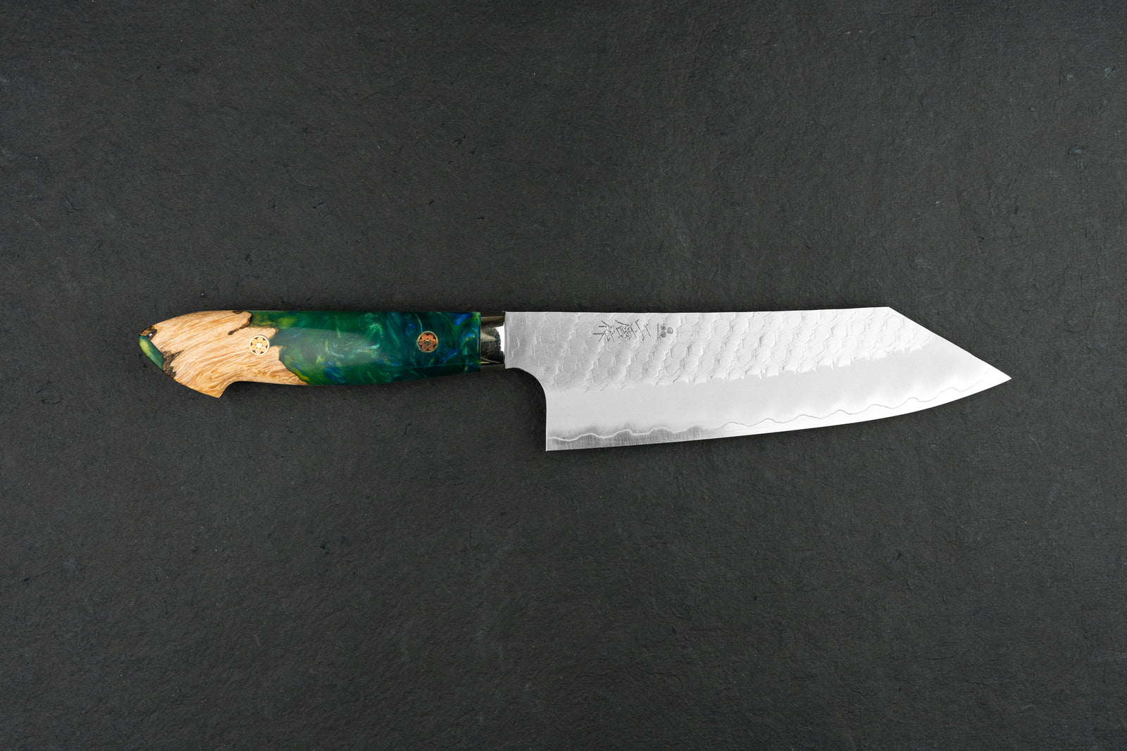 Nigara SG2 Migaki Tsuchime Western Bunka 180mm | Knifewear 