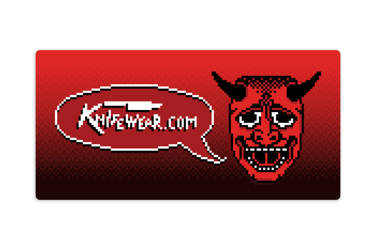 Knifewear Pixel Oni Sticker