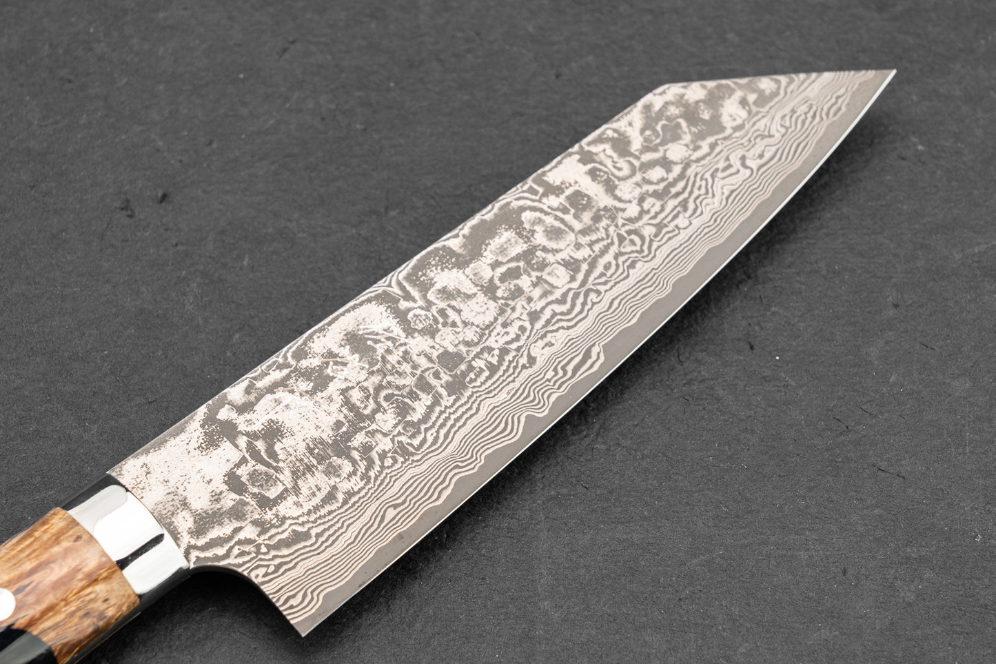 Takeshi Saji R2 Black Damascus Western Bunka 165mm