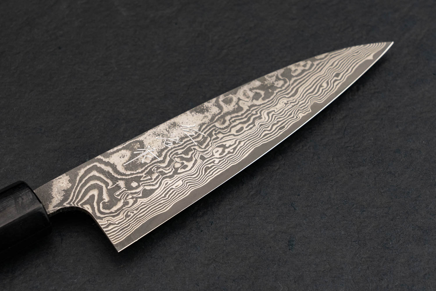 Takeshi Saji R2 Diamond Finish Damascus TCA Japanese Chef's Petty  Knife(Utility) 130mm with Blue Turquoise Handle