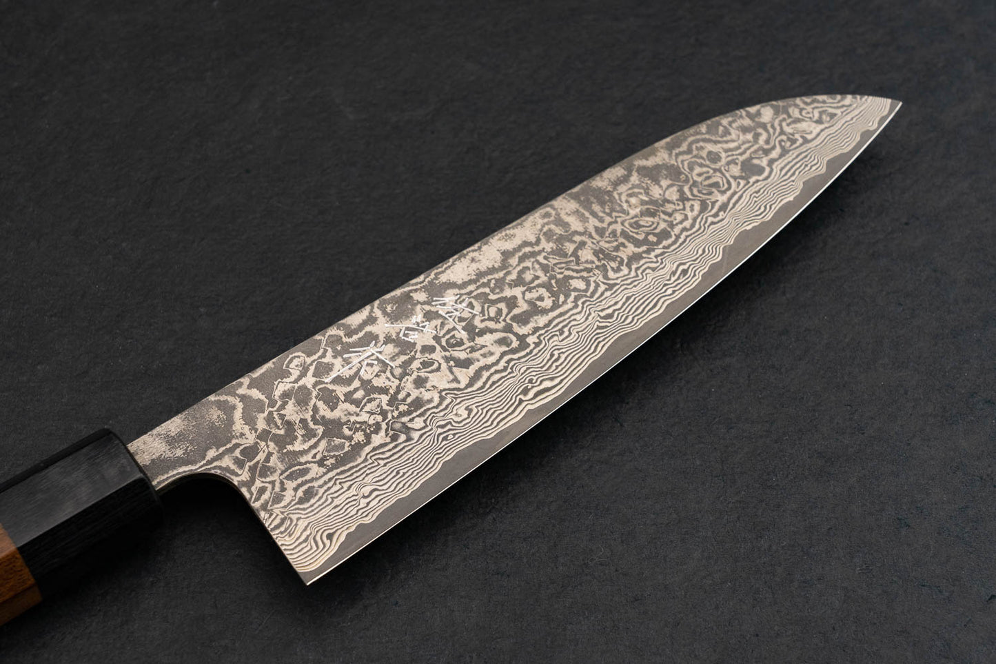 Takeshi Saji R2 Nickel Damascus Wa Santoku 165mm